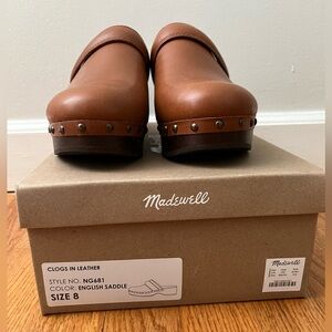 Madewell leather clogs